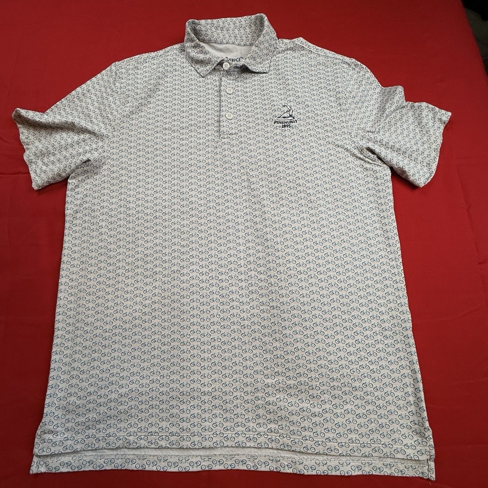 IBKul Men's Polo Shirt Size Large‎ Pinehurst 1895 GC Bicycles